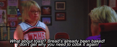 A Cheerleader From Wmhs Talks To Another Person GIF