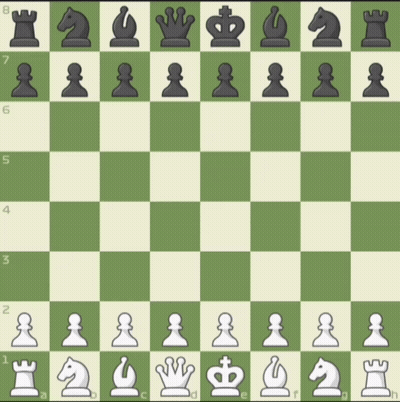 A Chess Board With A Crown In The Middle Of The Board GIF