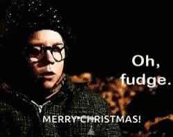 A Christmas Story Oh Fudge Merry Christmas GIF