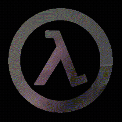 A Circle With A Letter L Inside Of It On A Black Background GIF
