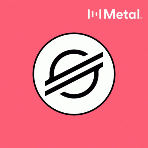 A Circle With A Letter S Inside Of It And The Word Metal Below It GIF