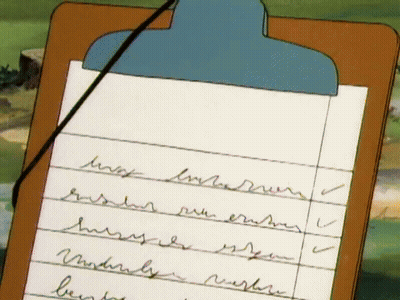 A Clipboard With A Piece Of Paper On It That Says ' Most ' On It GIF