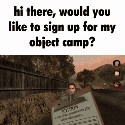A Clipboard With A Woman 'S Head On It That Says Petition To Make Whitey Congressmen Play Violent Video Games GIF
