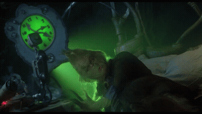 A Clock That Says ' I 'Ll Hunt You Down And Gut You Like A Fish ' On It GIF