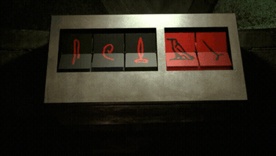 A Clock With The Numbers 549 On It GIF