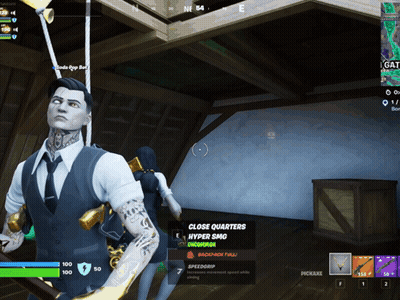 A Close Quarters Hyper Smg Is Being Displayed On A Screen GIF