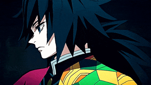 A Close Up Of A Anime Character With Blue Eyes GIF