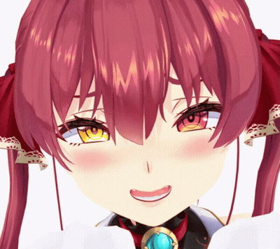 A Close Up Of A Anime Character With Red Hair GIF
