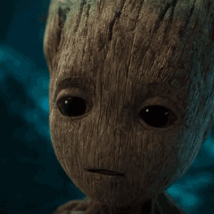 Baby Groot Making Face GIF