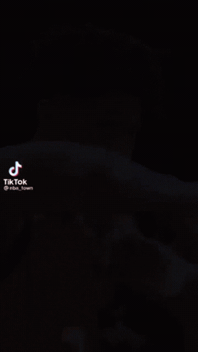 A Close Up Of A Basketball Player 'S Face With A Tiktok Watermark At The Bottom GIF