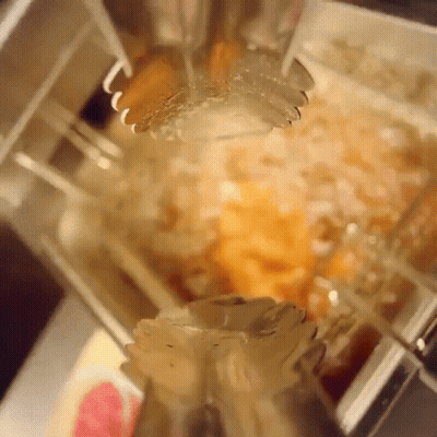 A Close Up Of A Blender Being Used To Make A Smoothie GIF