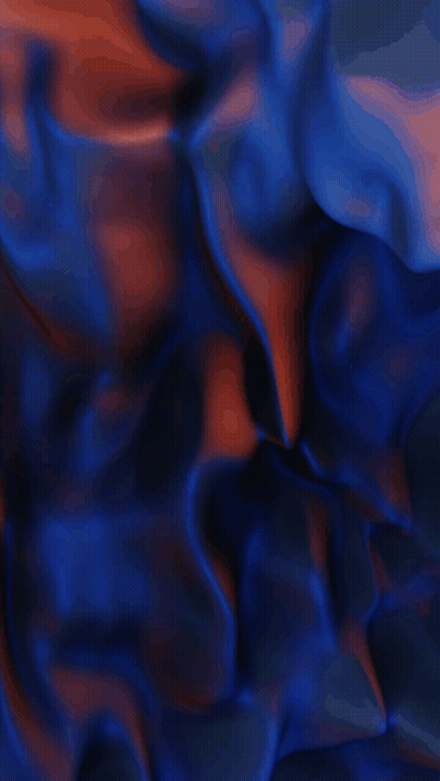 A Close Up Of A Blue And Orange Colored Cloth GIF