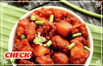 A Close Up Of A Bowl Of Food That Says Check On It GIF