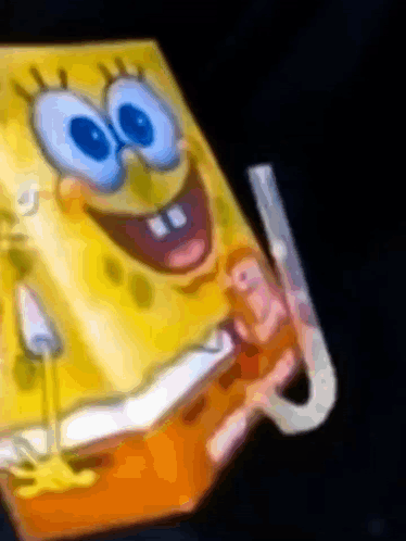 A Close Up Of A Box Of Spongebob Juice GIF
