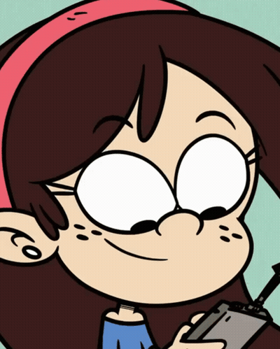 A Close Up Of A Cartoon Character Holding A Cellphone GIF