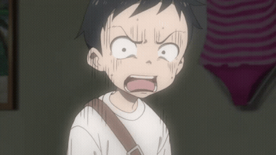 A Close Up Of A Cartoon Character Making A Surprised Face GIF