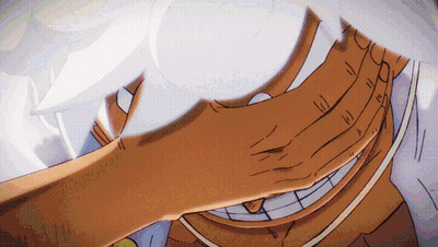 A Close Up Of A Cartoon Character 'S Arm With A White Stripe On It GIF