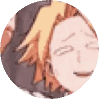 A Close Up Of A Cartoon Character 'S Face In A Circle . Sticker