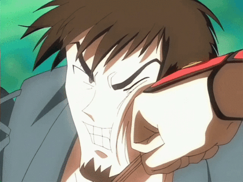 A Close Up Of A Cartoon Character 'S Face GIF