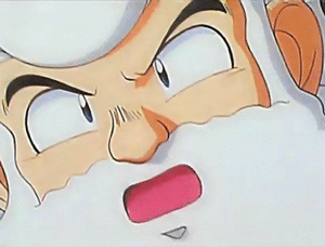A Close Up Of A Cartoon Character 'S Face With A Beard GIF