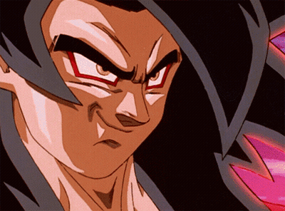 A Close Up Of A Cartoon Character 'S Face With A Black Background GIF