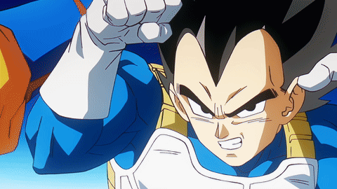 A Close Up Of A Cartoon Character 'S Face With A Blue Shirt And White Gloves GIF