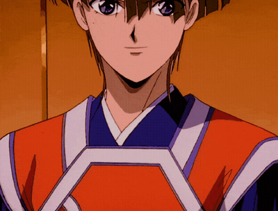 A Close Up Of A Cartoon Character 'S Face With A Purple Eye GIF