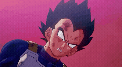 A Close Up Of A Cartoon Character 'S Face With A Red Background GIF