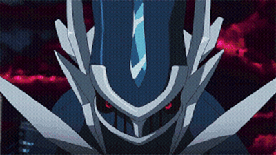 A Close Up Of A Cartoon Character 'S Face With A Red Eye GIF
