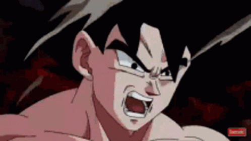 A Close Up Of A Cartoon Character 'S Face With A Red Subscribe Button In The Corner . GIF
