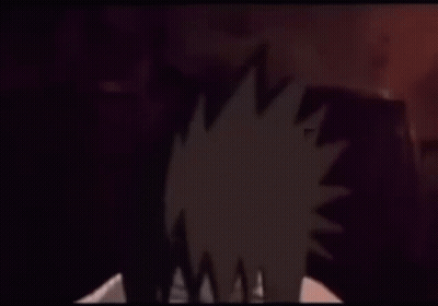 A Close Up Of A Cartoon Character 'S Face With A Scary Look On His Face . GIF