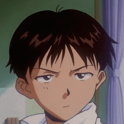 A Close Up Of A Cartoon Character 'S Face With A Serious Expression . GIF