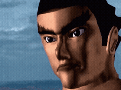 A Close Up Of A Cartoon Character 'S Face With A Serious Look On His Face GIF