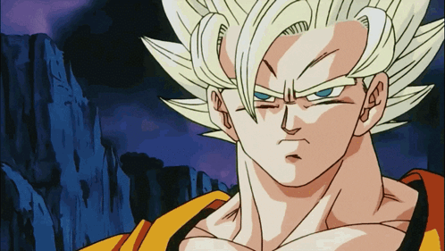 A Close Up Of A Cartoon Character 'S Face With A Serious Look On His Face GIF