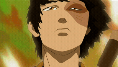 A Close Up Of A Cartoon Character 'S Face With A Serious Look On His Face GIF