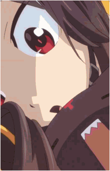 A Close Up Of A Cartoon Character 'S Face With A Shark Tooth GIF