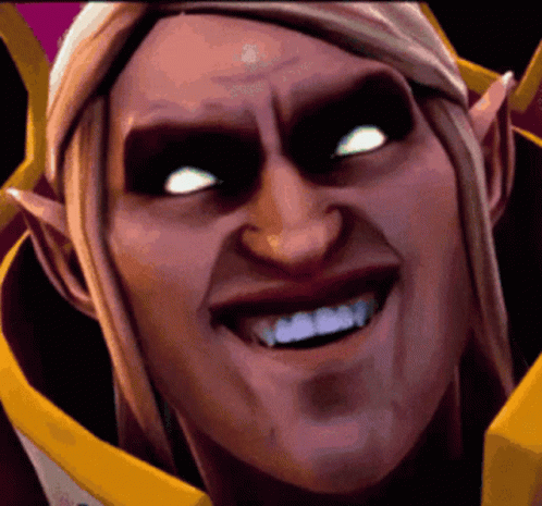 A Close Up Of A Cartoon Character 'S Face With A Smile On His Face GIF