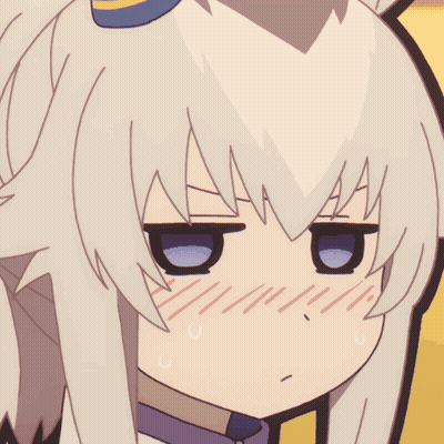 A Close Up Of A Cartoon Character 'S Face With A Surprised Expression GIF