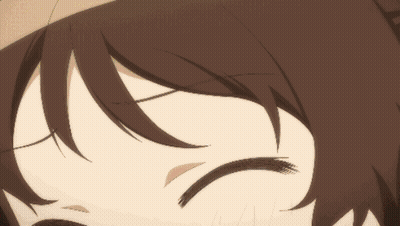 A Close Up Of A Cartoon Character 'S Face With A Surprised Look On Her Face GIF