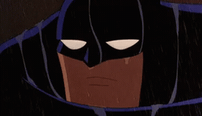 A Close Up Of A Cartoon Character 'S Face With A Tear Coming Out Of His Eyes . GIF