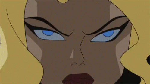 A Close Up Of A Cartoon Character 'S Face With A Very Angry Expression . GIF