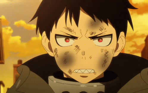 A Close Up Of A Cartoon Character 'S Face With A Very Angry Look On His Face GIF