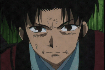 A Close Up Of A Cartoon Character 'S Face With A Very Angry Look On His Face GIF