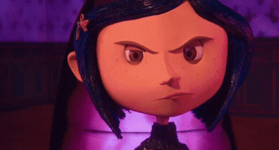 A Close Up Of A Cartoon Character 'S Face With An Angry Expression GIF
