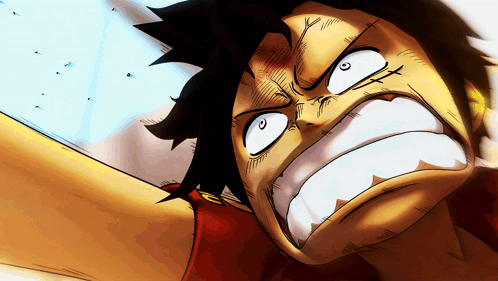 A Close Up Of A Cartoon Character 'S Face With An Angry Expression GIF