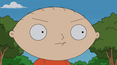 A Close Up Of A Cartoon Character 'S Face With An Arrow Pointing To The Right GIF