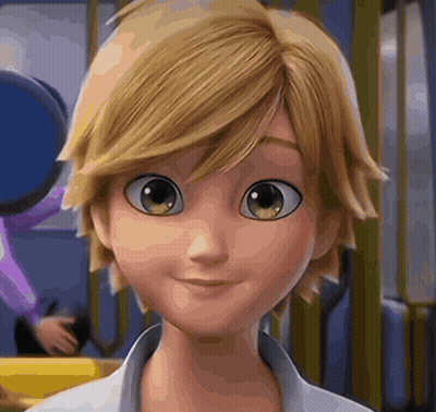 A Close Up Of A Cartoon Character 'S Face With Big Eyes And Blonde Hair GIF