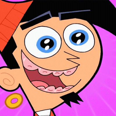 A Close Up Of A Cartoon Character 'S Face With Blue Eyes GIF