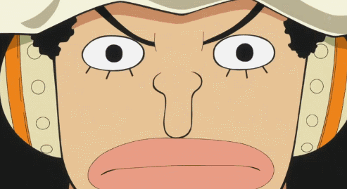 A Close Up Of A Cartoon Character 'S Face With Circles On It GIF