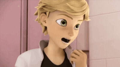 A Close Up Of A Cartoon Character 'S Face With Green Eyes And Blonde Hair . GIF